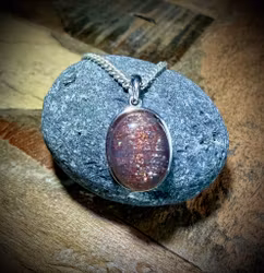 Bloodshot Iolit Hänge 925 Sterling Silver HK