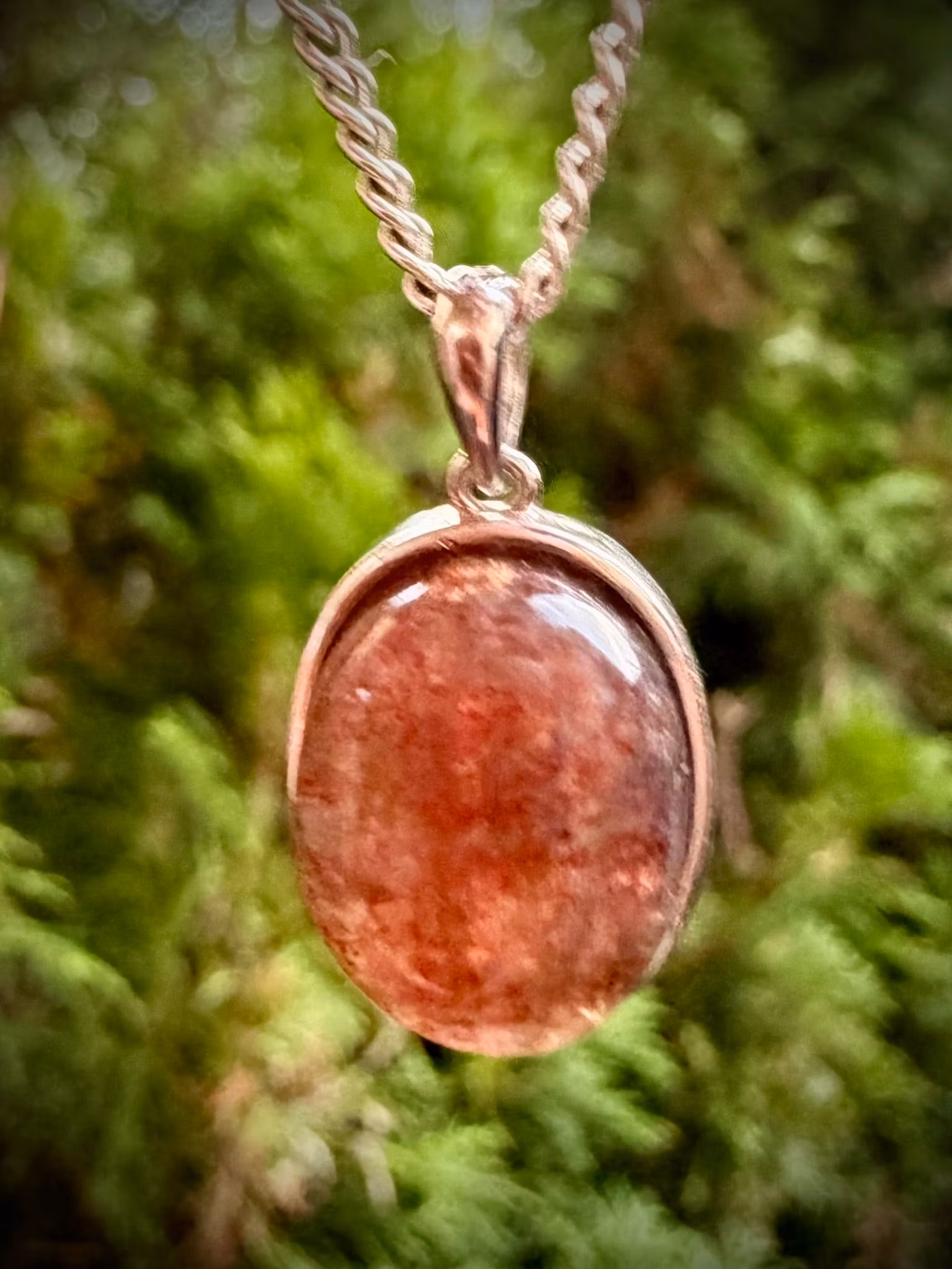 Bloodshot Iolit Hänge 925 Sterling Silver HK
