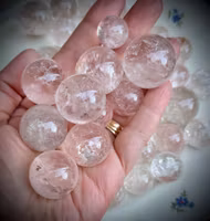 Rosa Samadhi Himalayakvarts Klot