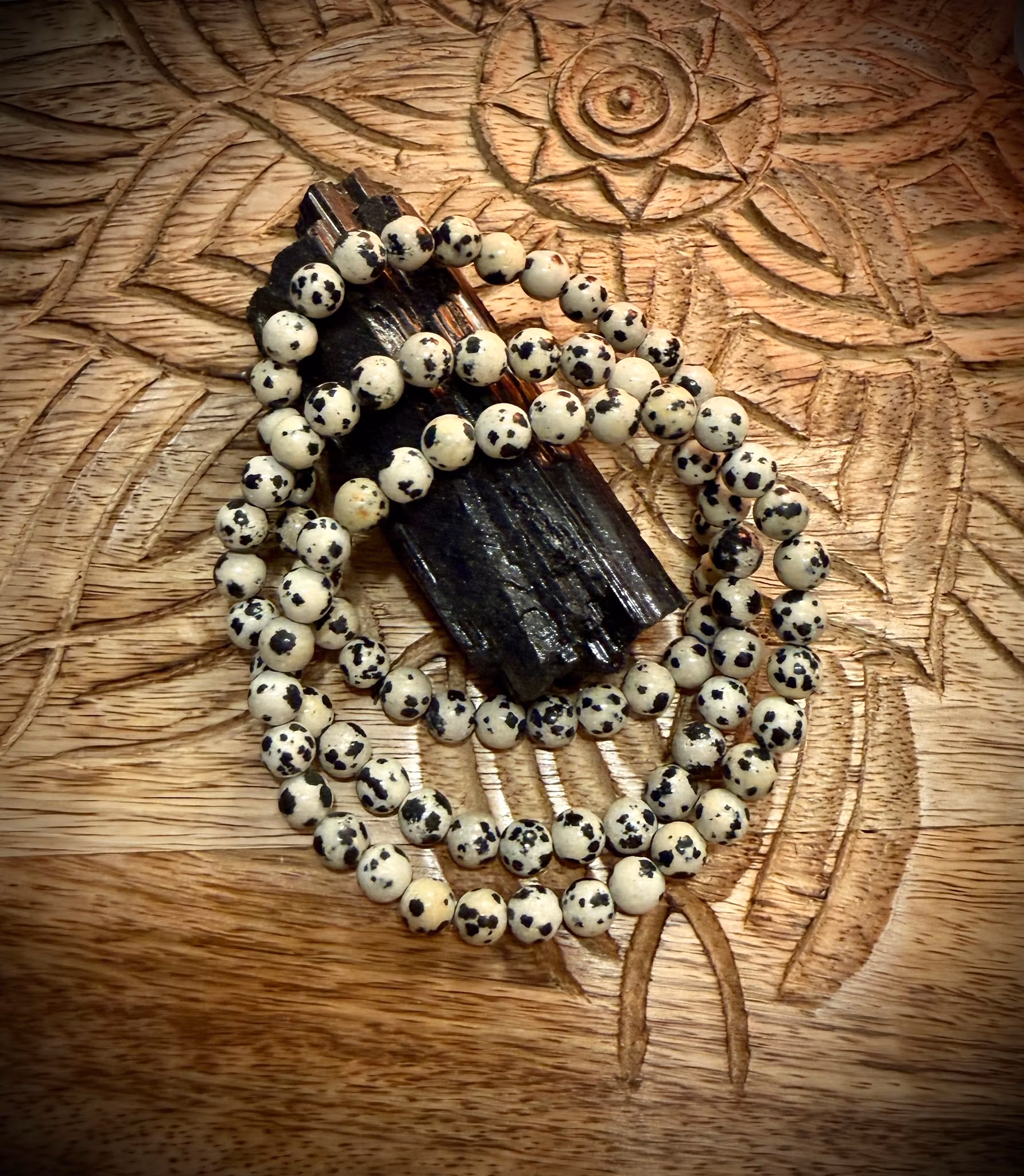 Dalmatinerjaspis Armband | 6-7 mm