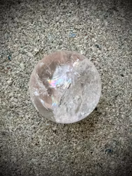 Rosa Samadhi Himalayakvarts Klot 42 mm