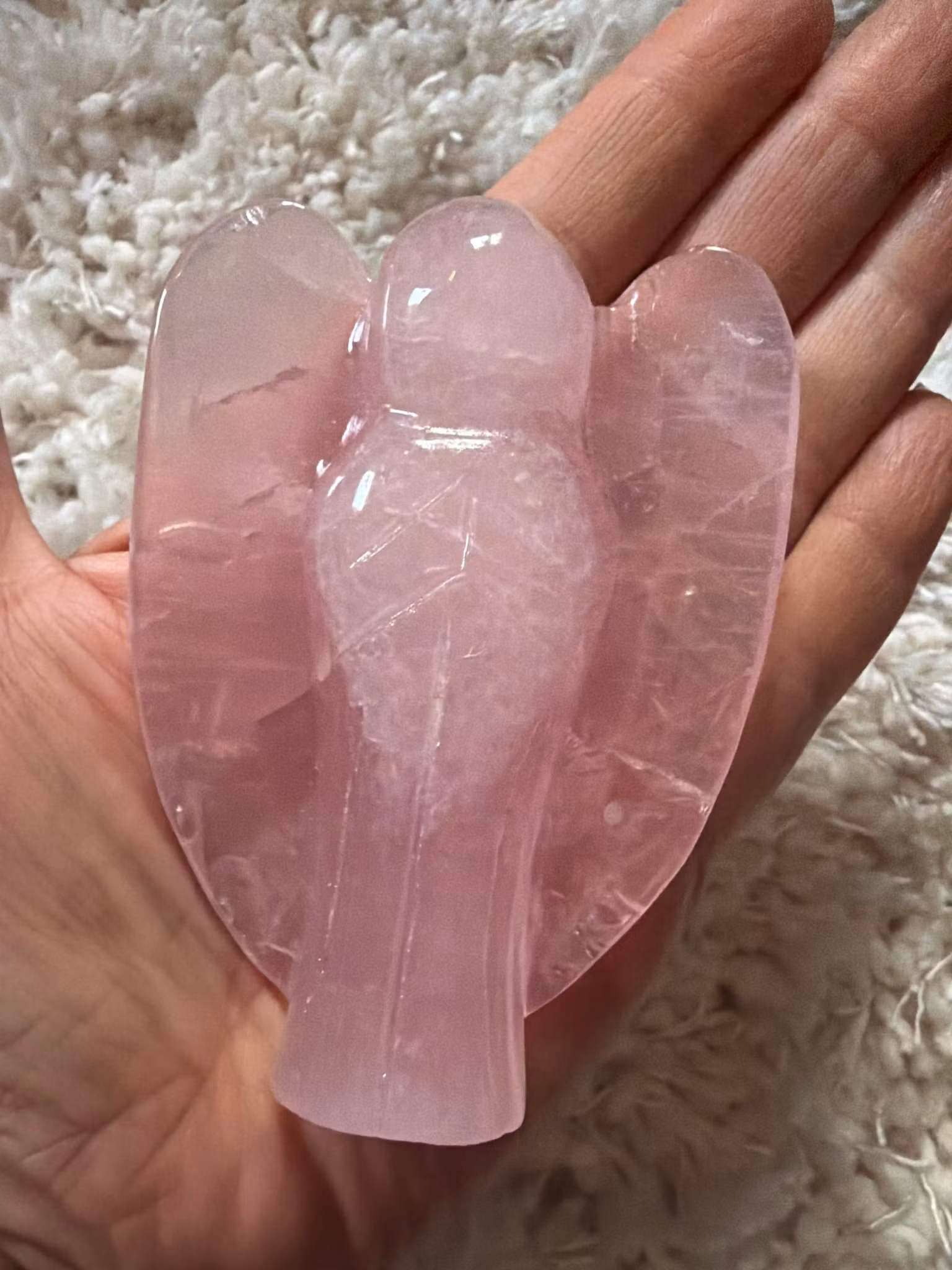 Rosenkvarts Ängel