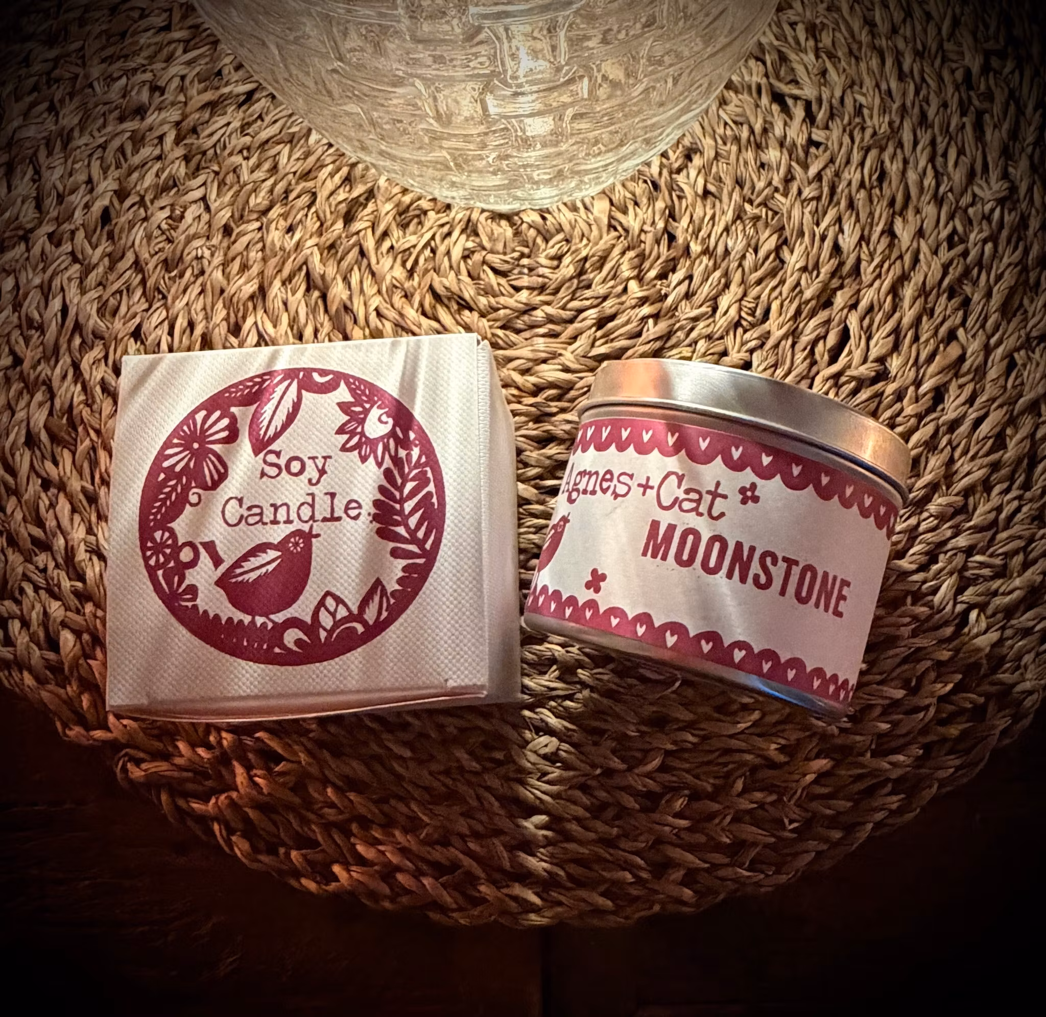 Agnes + Cat Doftljus av Sojavax | Moonstone | Vegan 200g