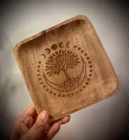 Tree of Life serveringsfat i Mangoträ | Indien
