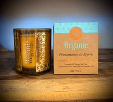 SONG OF INDIA Organic Goodness Smudge Ljus | Frankincense & Myrrh