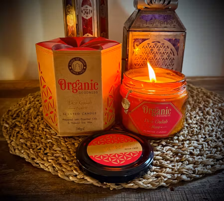 SONG OF INDIA Organic Goodness Doftljus | Desi Gulab Rose