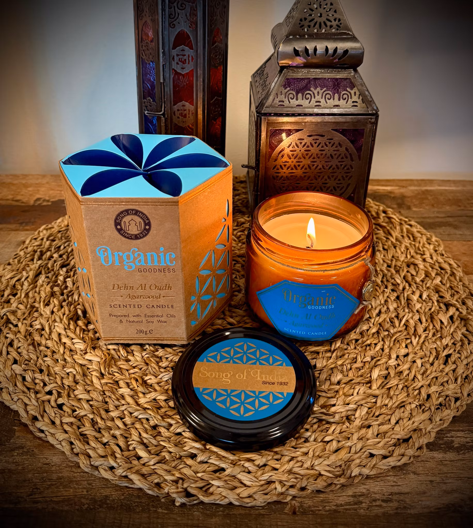 SONG OF INDIA Organic Goodness Doftljus | Dehn Al Oudh Agarwood