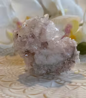 Sällsynt Colombiansk Rosa Lemurian Kluster med Fadenkvarts HK ( Samlarobjekt )