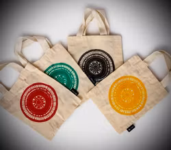Urban Mandala mini shoppingpåse i 100% Bomull från Indien ECO
