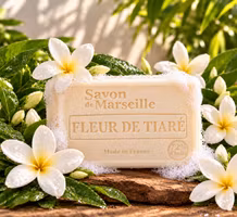 Le Chatelard 1802 Savon de Marseille Naturlig Tvål | Savon de Marseille | Tiaréblomma