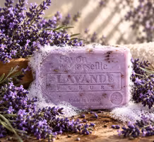 Le Chatelard 1802 Savon de Marseille Naturlig Tvål | Lavendelblommor