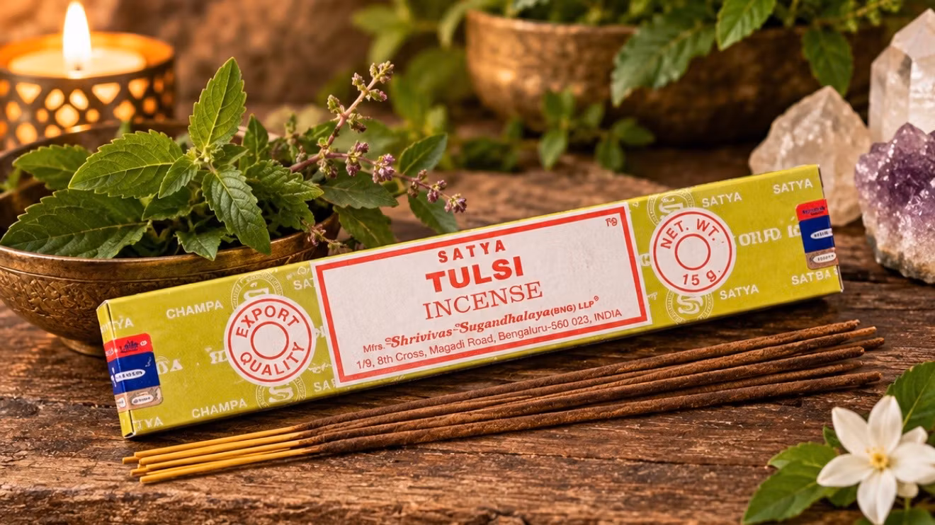 SATYA Rökelsepinnar | Sri Tulsi ( Helig Basilika )