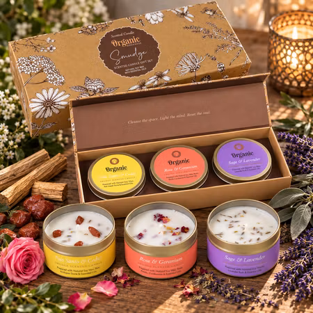 SONG OF INDIA Organic Goodness Smudge Set