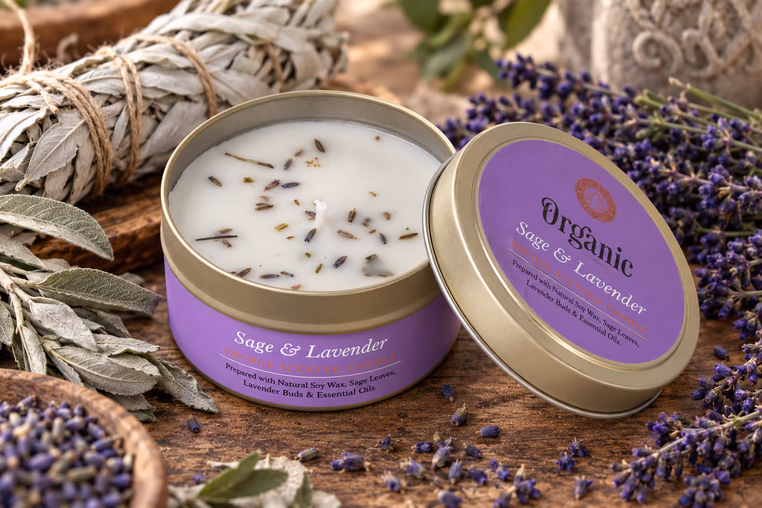 SONG OF INDIA Organic Goodness Smudge Set