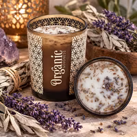 SONG OF INDIA Organic Goodness Smudge Ljus | Sage & Lavender
