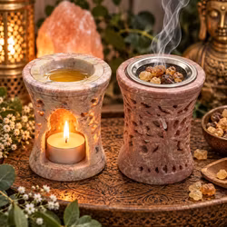 Aromalampa och Rökelsebrännare Tree Of Life | Indien