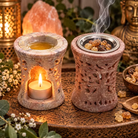 Aromalampa och Rökelsebrännare Tree Of Life | Indien