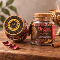 SONG OF INDIA smudge resin | Rose & Geranium