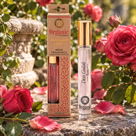 SONG OF INDIA ORGANIC GOODNESS Rumsspray | Desi Gulab Rose