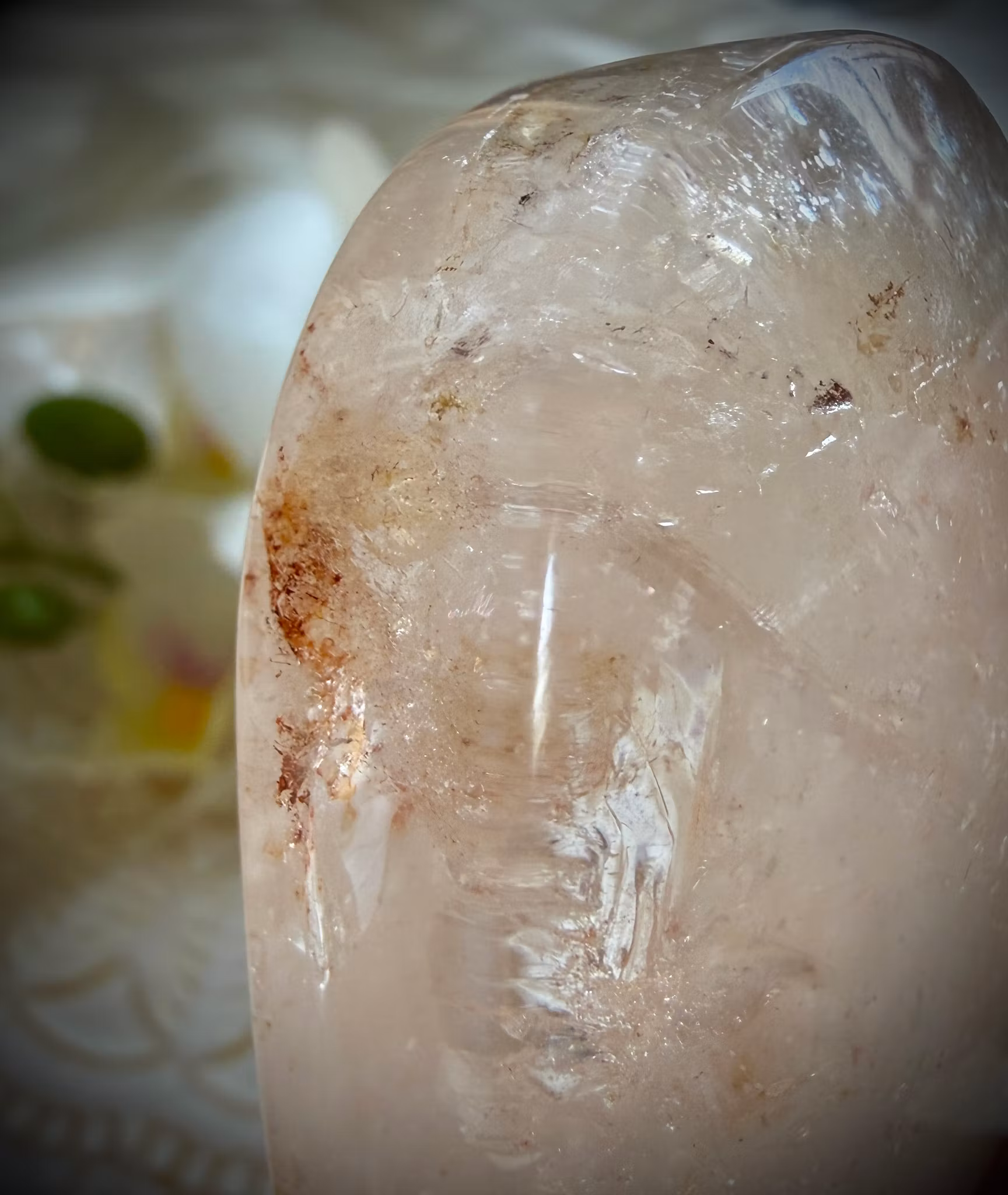 Rosa Samadhi Himalayakvarts Hjärta