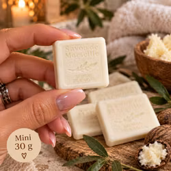 Le Chatelard 1802 Savon de Marseille Naturlig Tvål | Savon de Marseille | Sheasmör GÄSTTVÅL MINI 30g