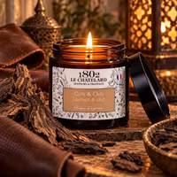 Le Chatelard 1802 Doftljus | Läder & Oud