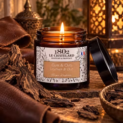 Le Chatelard 1802 Doftljus | Läder & Oud