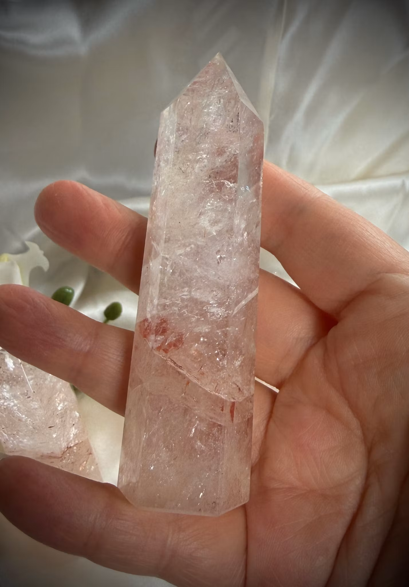 Rosa Samadhi Himalayakvarts Torn
