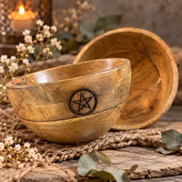 Träskål Pentagram 14 cm