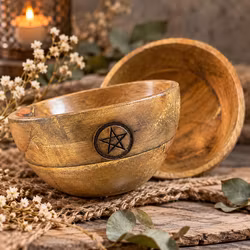 Träskål Pentagram 14 cm