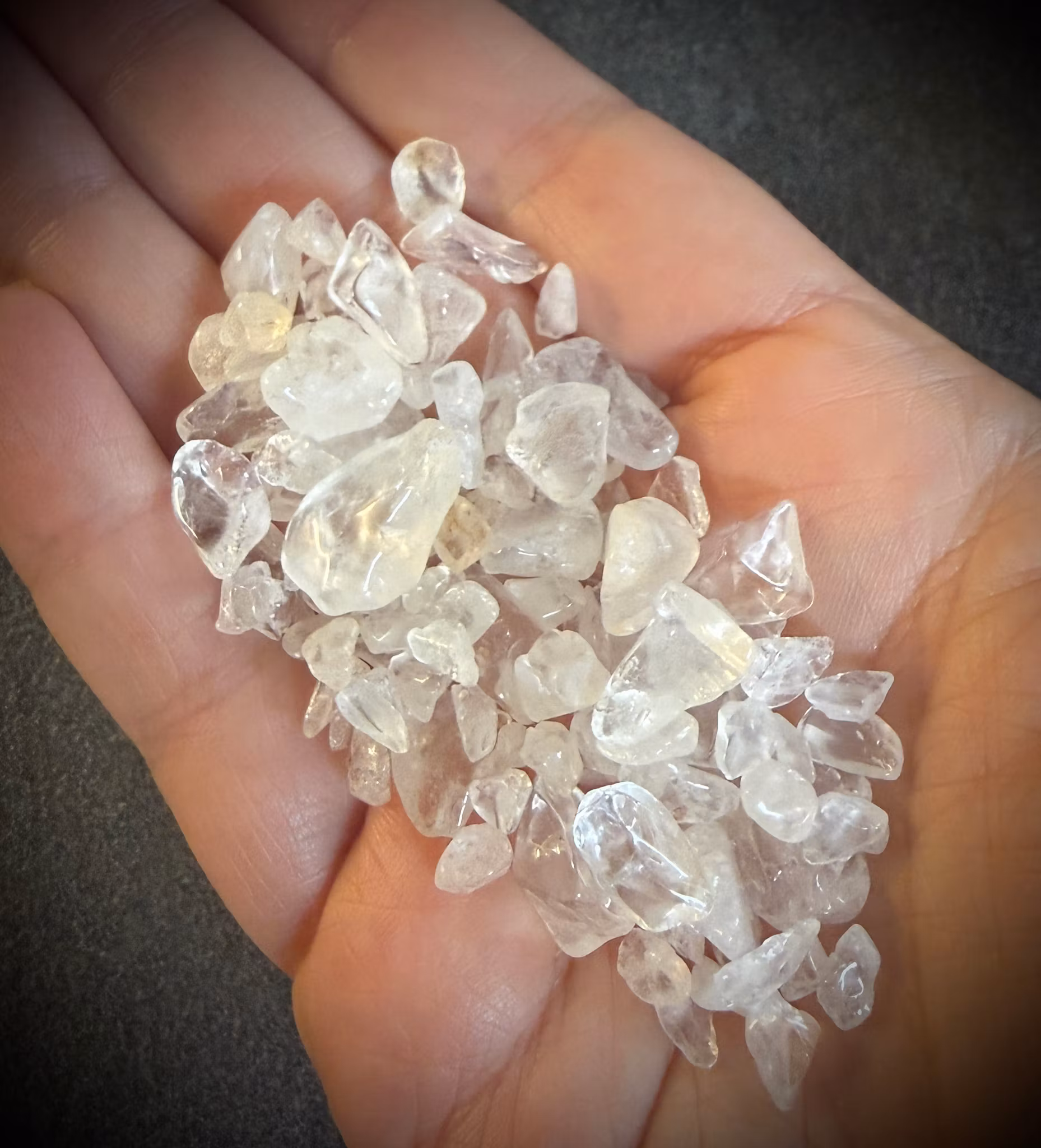 Bergkristall Kristallchips 50g
