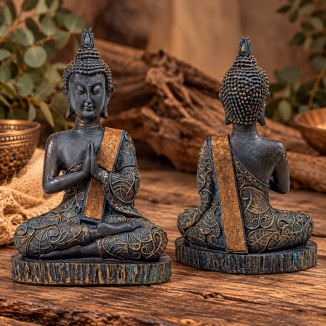 Praying Buddha Thai Antique