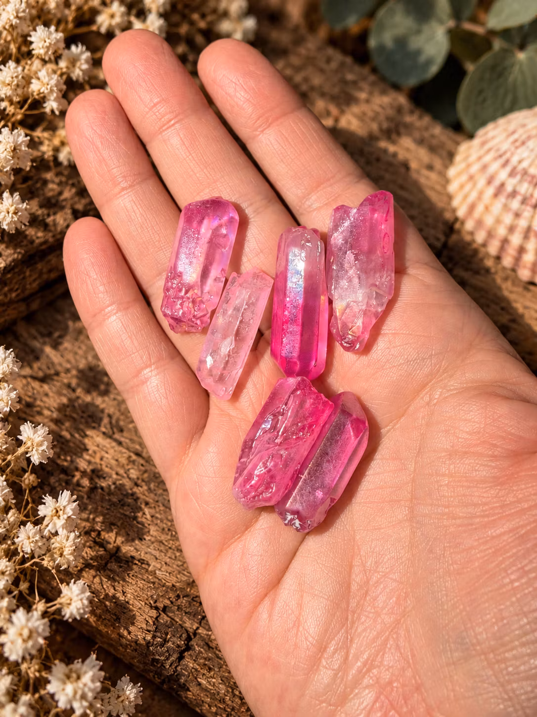 Rå Angel Aura Spets Rosa