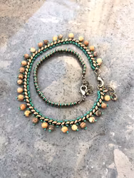 IOS Green vristlänk + armband