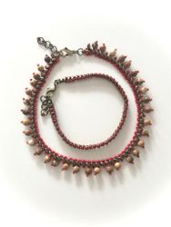 IOS Red vristlänk + armband
