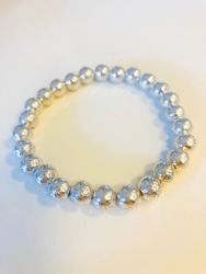 SILVERFÄRGAT armband