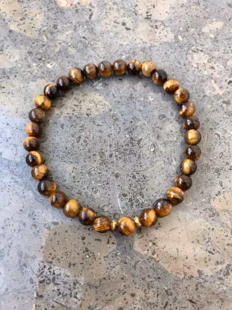 Tiger Eye stretch armband