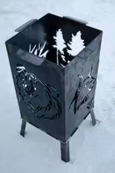 Tekverk Eldkorg