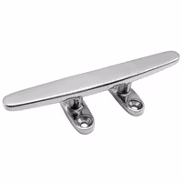 Fast knap i rostfritt "Enkel"