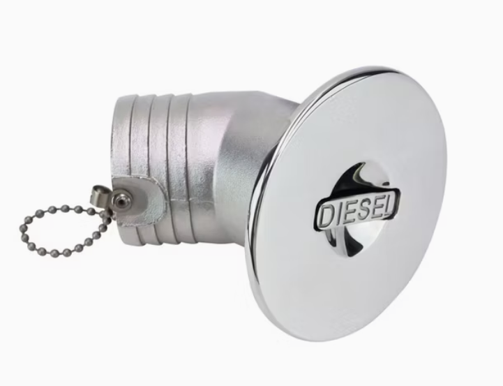 Påfyllnadslock för diesel 50mm med 45° vinkel
