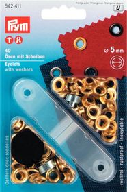Prym Öljetter 5 mm Silverfärgade