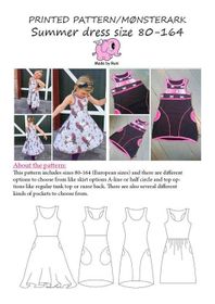 Made by Runi´s Summer dress paket, barn + dam