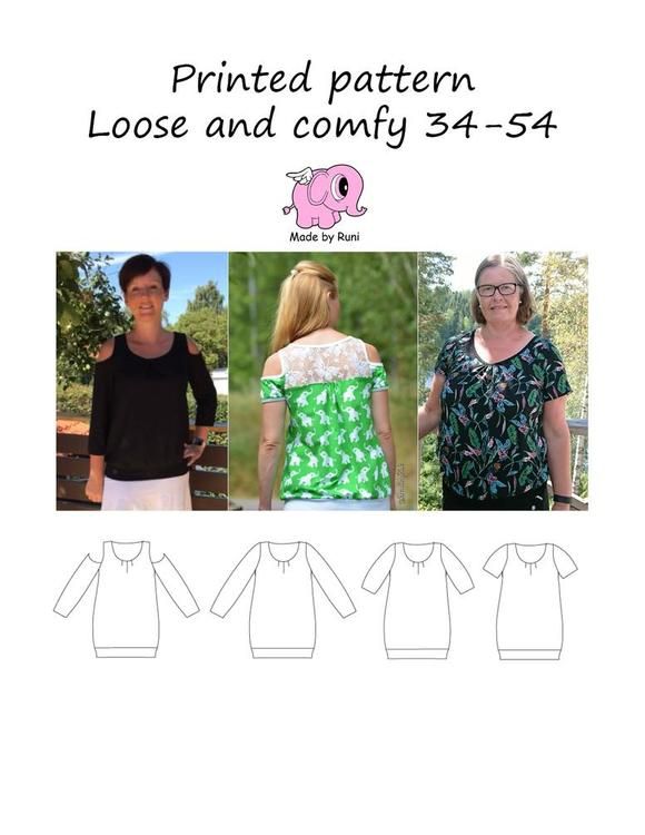 Made by Runi´s Loose and comfy dam, stl 34-54
