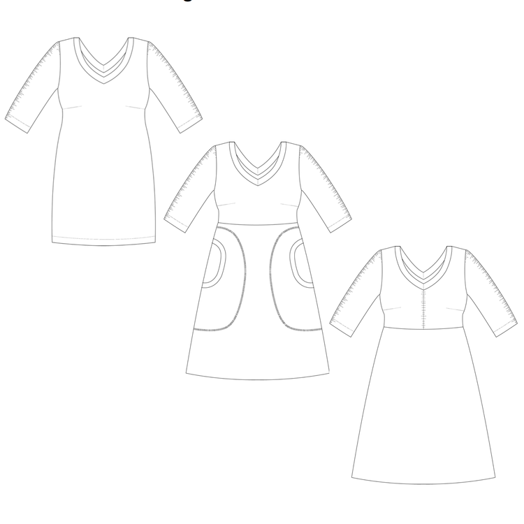 So Sew Me's Power Sleeve Dress stl. 34 - 56
