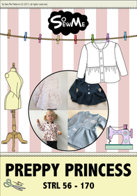 So Sew Me's Preppy Princess stl. 56 - 170