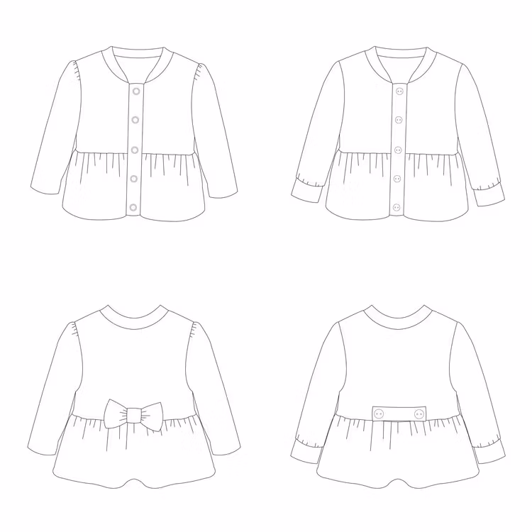 So Sew Me's Preppy Princess stl. 56 - 170