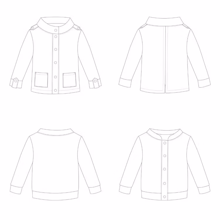 So Sew Me's Preppy Pirate stl. 56 - 170