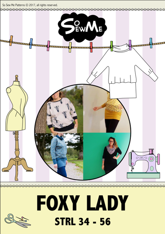 So Sew Me's Foxy Lady stl. 34 - 56