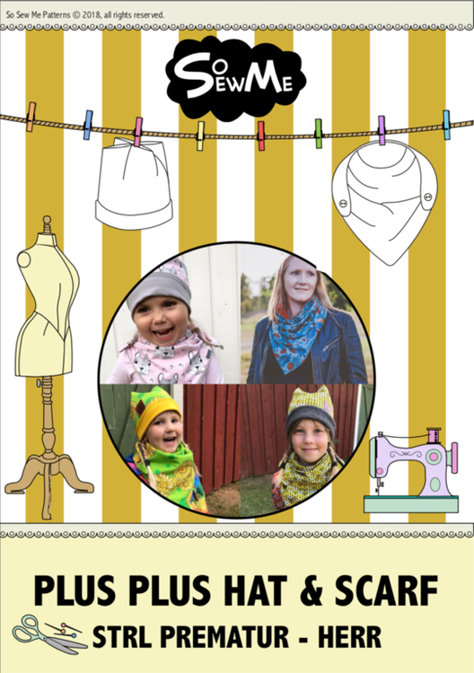 So Sew Me's Plus Plus Hat & Scarf