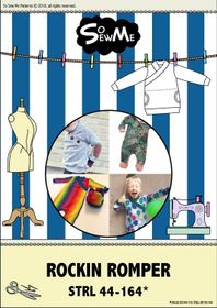 So Sew Me's Rocking Romper stl. 44 - 110